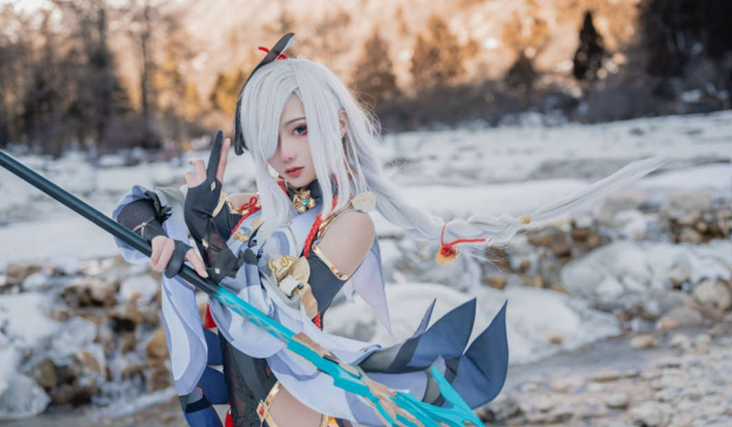 如月灰个人信息介绍，cosplay《原神》申鹤精美图集大全插图2