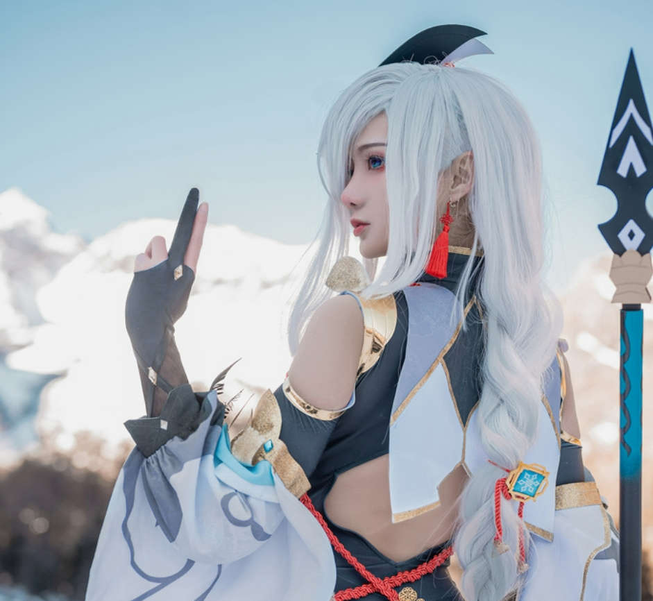 如月灰个人信息介绍，cosplay《原神》申鹤精美图集大全插图